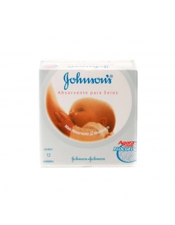 PROTETOR DE SEIO ABSORVENTE JOHNSON JOHNSON & JOHNSON 12 UNIDADES