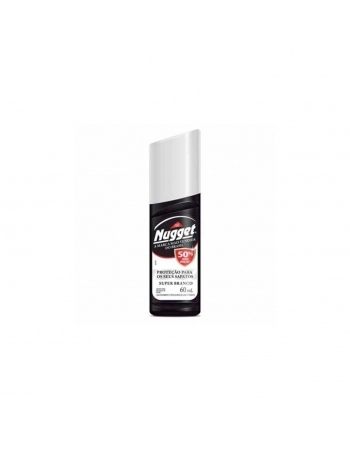 POLIDOR DE SAPATO LÍQUIDO BRANCO NUGGET FRASCO 60ML