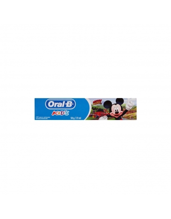 CREME DENTAL COM FLÚOR P&G CHICLETE MICKEY AND THE ROADSTER RACERS ORAL-B KIDS CAIXA 50G