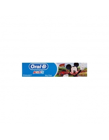 CREME DENTAL COM FLÚOR P&G CHICLETE MICKEY AND THE ROADSTER RACERS ORAL-B KIDS CAIXA 50G