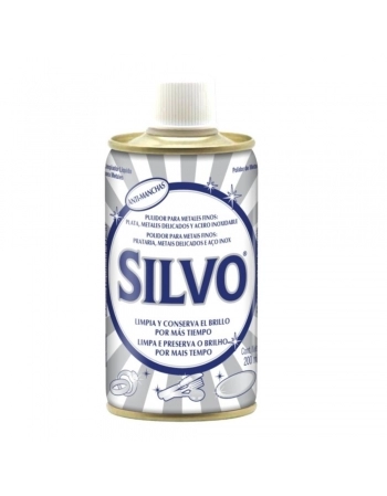 POLIDOR DE METAIS LÍQUIDO SILVO FRASCO 200ML