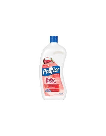 CERA LÍQUIDA AUTOBRILHO VERMELHA POLIFLOR BRILHO PRÁTICO SQUEEZE 750ML