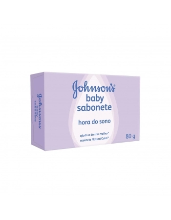 SABONETE EM BARRA JOHNSON & JOHNSON HORA DO SONO CAIXA 80G