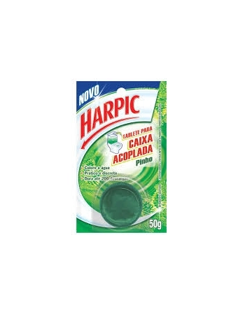 DETERGENTE SANITÁRIO BLOCO PARA CAIXA ACOPLADA HARPIC PINHO CAMPESTRE 50G