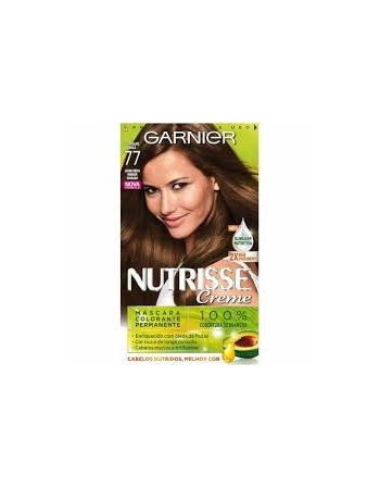 TINTURA GARNIER NUTRISSE KIT COR 77 CHOCOLATE AVELÃ