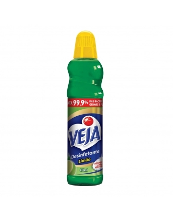 DESINFETANTE MULTIUSO LIMÃO VEJA FRASCO 3UN DE 480ML