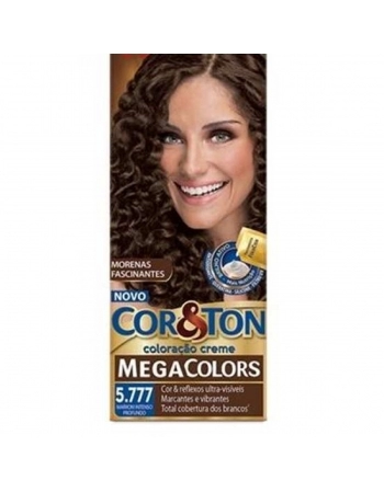 TINTURA COR & TON 5.777 MEGA COLOR MAR INTENSO PROFUNDO