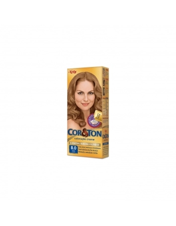 TINTURA COR&TON 8.0 KIT LOURO CLARO