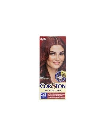 TINTURA NIELY CORETON COLORAÇÃO CREME 7.66 VERMELHO INTENSO