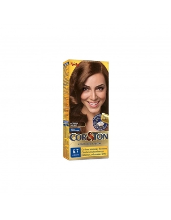 TINTURA PERMANENTE CORTON 50G 6.7 CHOCOLATE