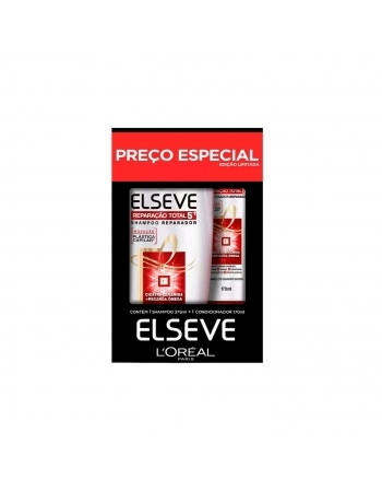 KIT SHAMPOO 375ML + CONDICIONADOR REPARACAO TOTAL 5 170ML