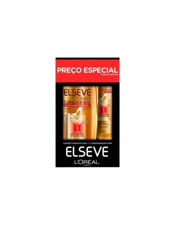 KIT ELSEVE SHAMPOO 375ML CONDICIONADOR 170ML OLEO EXTRAORDINARIO LOREAL