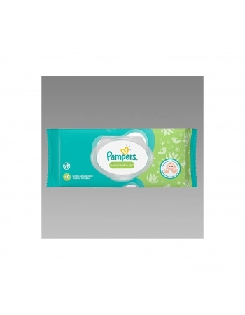 LENÇO UMEDECIDO ALOE VERA PAMPERS PACOTE 48 UNIDADES