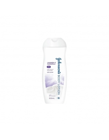 LOÇÃO DEO HIDRATANTE JOHNSON & JOHNSON DAILY CARE LAVANDA E CAMOM FRASCO 200ML