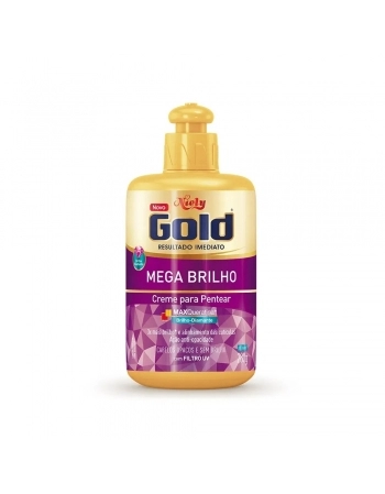 CREME PARA PENTEAR NIELY GOLD MEGA BRILHO 280G