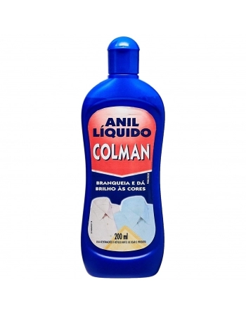 BRANQUEADOR PÓS LAVAGEM ANIL COLMAN 200ML LÍQUIDO