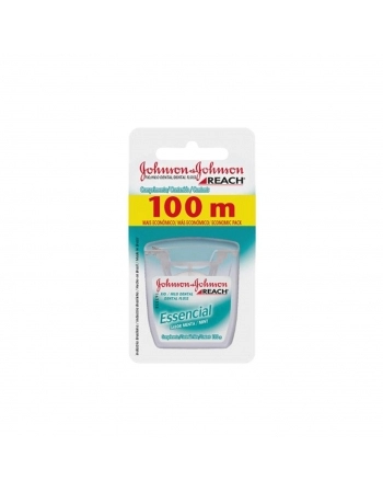 FIO DENTAL REGULAR JOHNSON & JOHNSON 100M MENTA UNIT