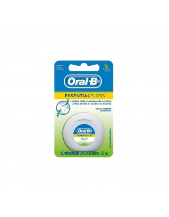 FIO DENTAL P&G ORAL-B ESSENTIAL FLOSS MENTA 25M