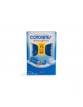 COTONETES JOHNSON & JOHNSON LEVE 75UN PAGUE 60UN