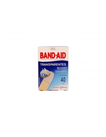 CURATIVO BAND AID JOHNSON & JOHNSON TRANSPARENTE COM 40UN UNIT