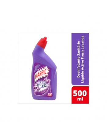 DESINFETANTE MULTIUSO LAVANDA HARPIC ACTIVE FRESH FRASCO 3UN DE 500ML