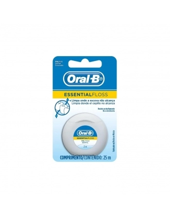 FIO DENTAL P&G ORAL B ESSENTIAL FLOSS CERA 25M