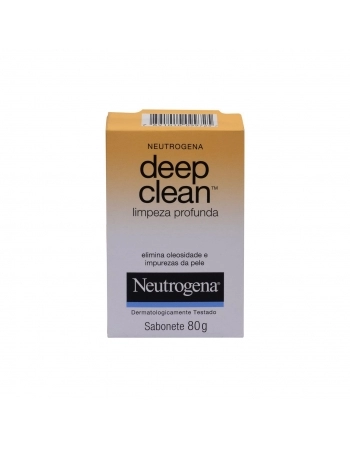 SABONETE FACIAL JOHNSON & JOHNSON NEUTROGENA DEEP CLEAN NEUTROGENA 80G