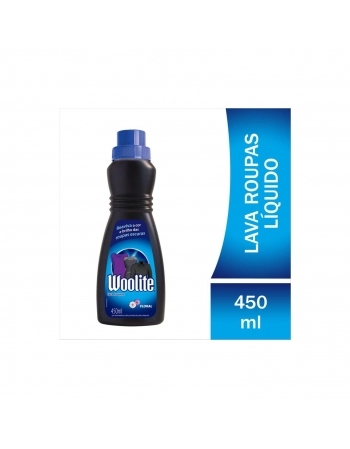LAVA-ROUPAS LÍQUIDO ROUPAS ESCURAS FLORAL WOOLITE FRASCO 450ML
