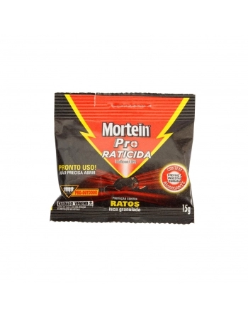 RATICIDA MORTEIN PRO PACOTE 15G