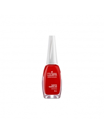 ESMALTE CREMOSO VERMELHO IVETE 8ML COLORAMA 6 UNIDADES