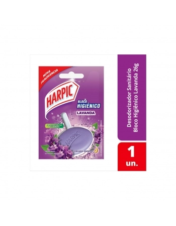 DETERGENTE SANITÁRIO BLOCO LAVANDA HARPIC LAVANDA 26G