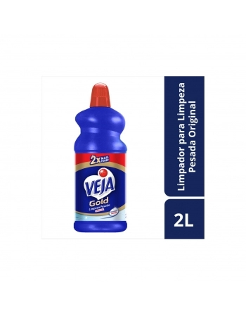 LIMPADOR LIMPEZA PESADA COM ÁLCOOL ORIGINAL VEJA FRASCO 2L