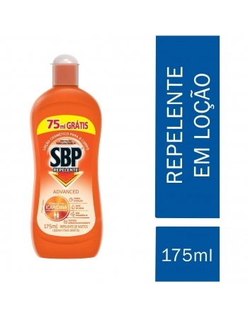 REPELENTE LOÇÃO SEM FRAGRÂNCIA SBP ADVANCED SQUEEZE 175ML