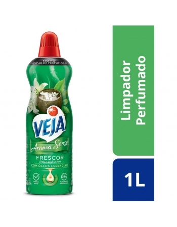 LIMPADOR PERFUMADO FRESCOR VEJA AROMA SENSE FRASCO 1L