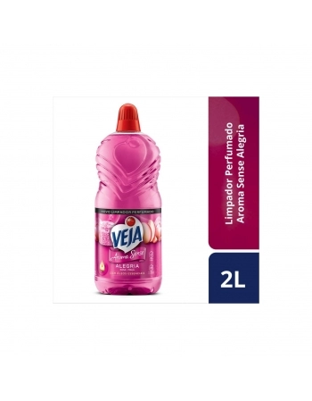 LIMPADOR PERFUMADO ALEGRIA VEJA AROMA SENSE FRASCO 2L