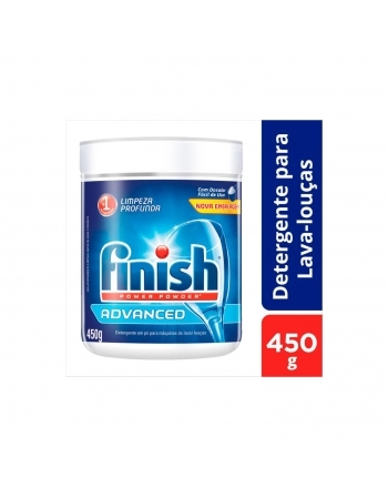 DETERGENTE EM PÓ FINISH LAVA LOUÇA 450G