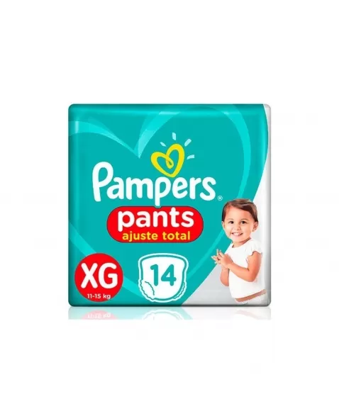 FRALDA P&G PAMPERS DESCARTÁVEL PANTS AJUSTE TOTAL XG 14UN
