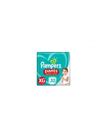 FRALDA P&G PAMPERS PANTS AJUSTE TOTAL TAMANHO XG 32UN