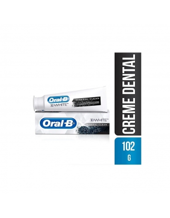CREME DENTAL P&G ORAL B 3D WHITE MINERAL CLEAN 75G