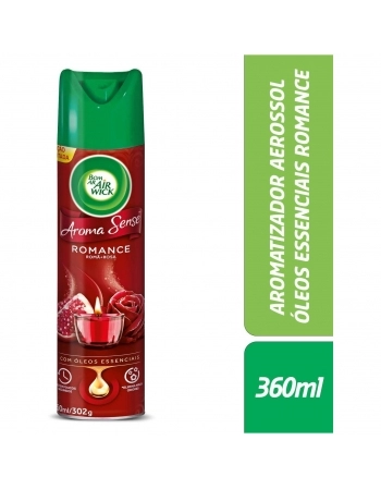 BOM AR AROMA SENSE ROMANCE FRASCO 360ML