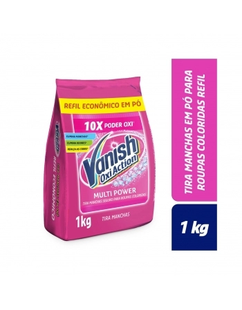 VANISH OXI ACTION TIRA MANCHAS EM PÓ PARA ROUPAS COLORIDAS REFIL 1KG