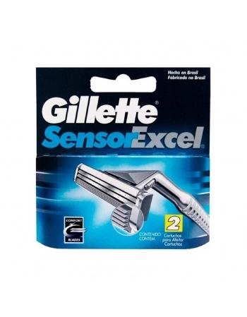 CARGA PARA APARELHO DE BARBEAR P&G SENSOR EXCEL 12PCT COM 2UN CADA