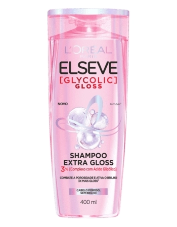 SHAMPOO ELSEVE GLYCOLIC GLOSS 400ML