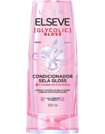 CONDICIONADOR ELSEVE GLYCOLIC GLOSS 200ML
