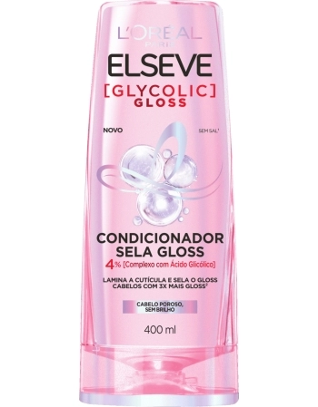 CONDICIONADOR ELSEVE GLYCOLIC GLOSS 400ML